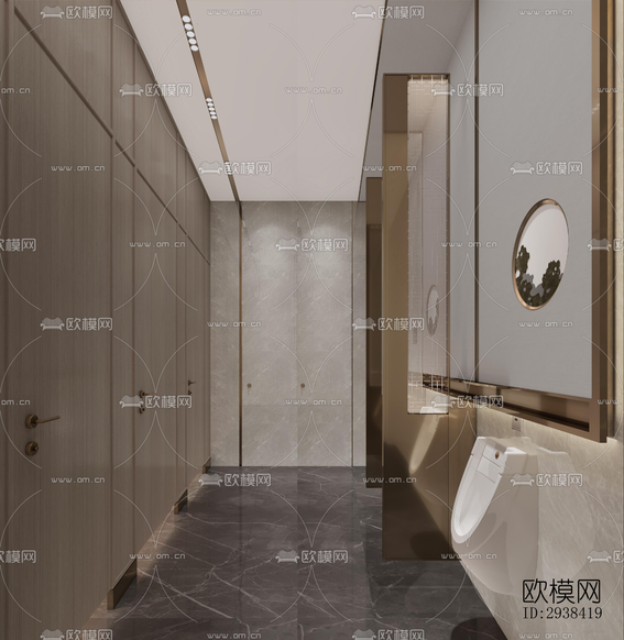 新中式售樓處效果圖下載(渲染圖8)
