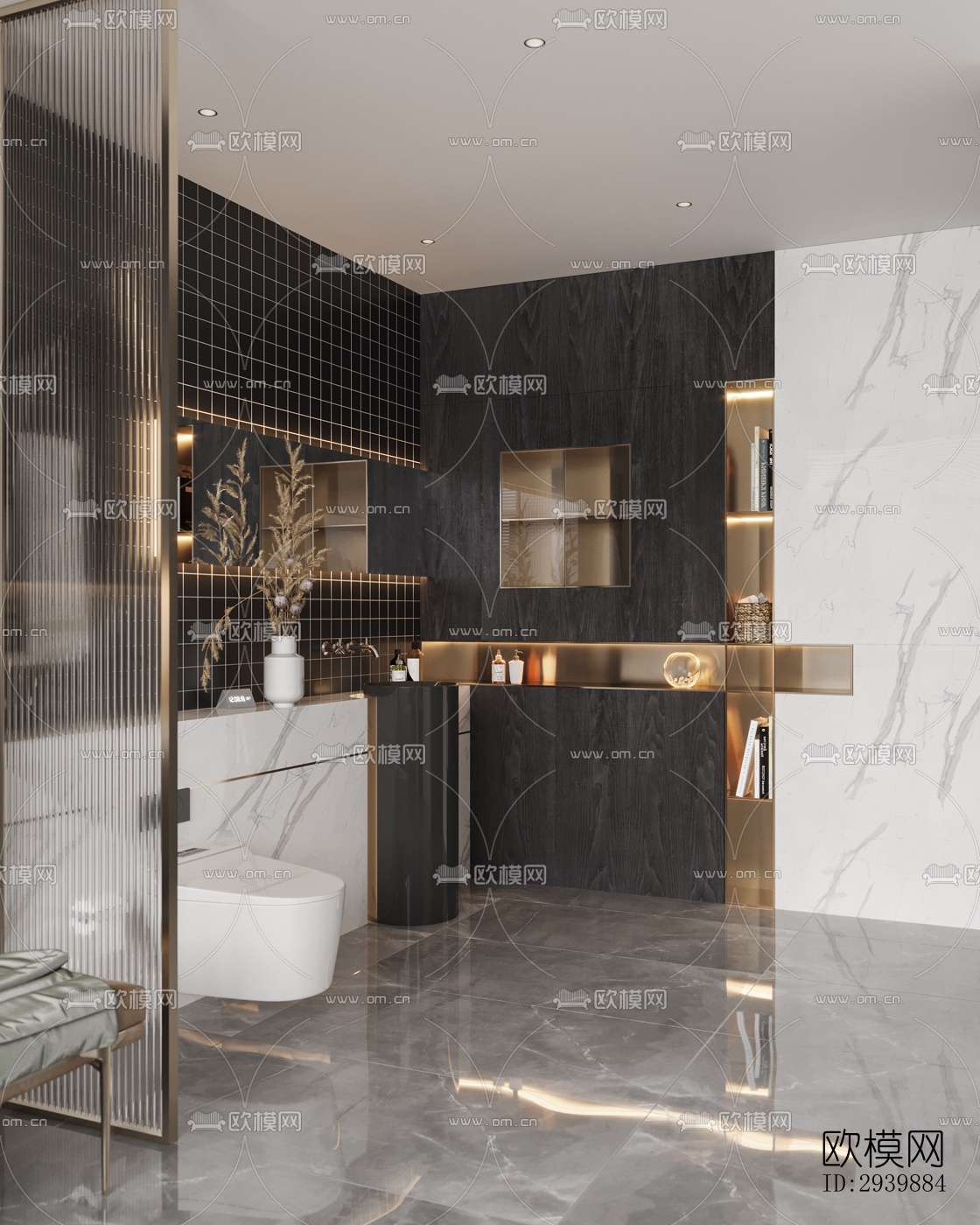 现代别墅效果图下载（渲染图11）