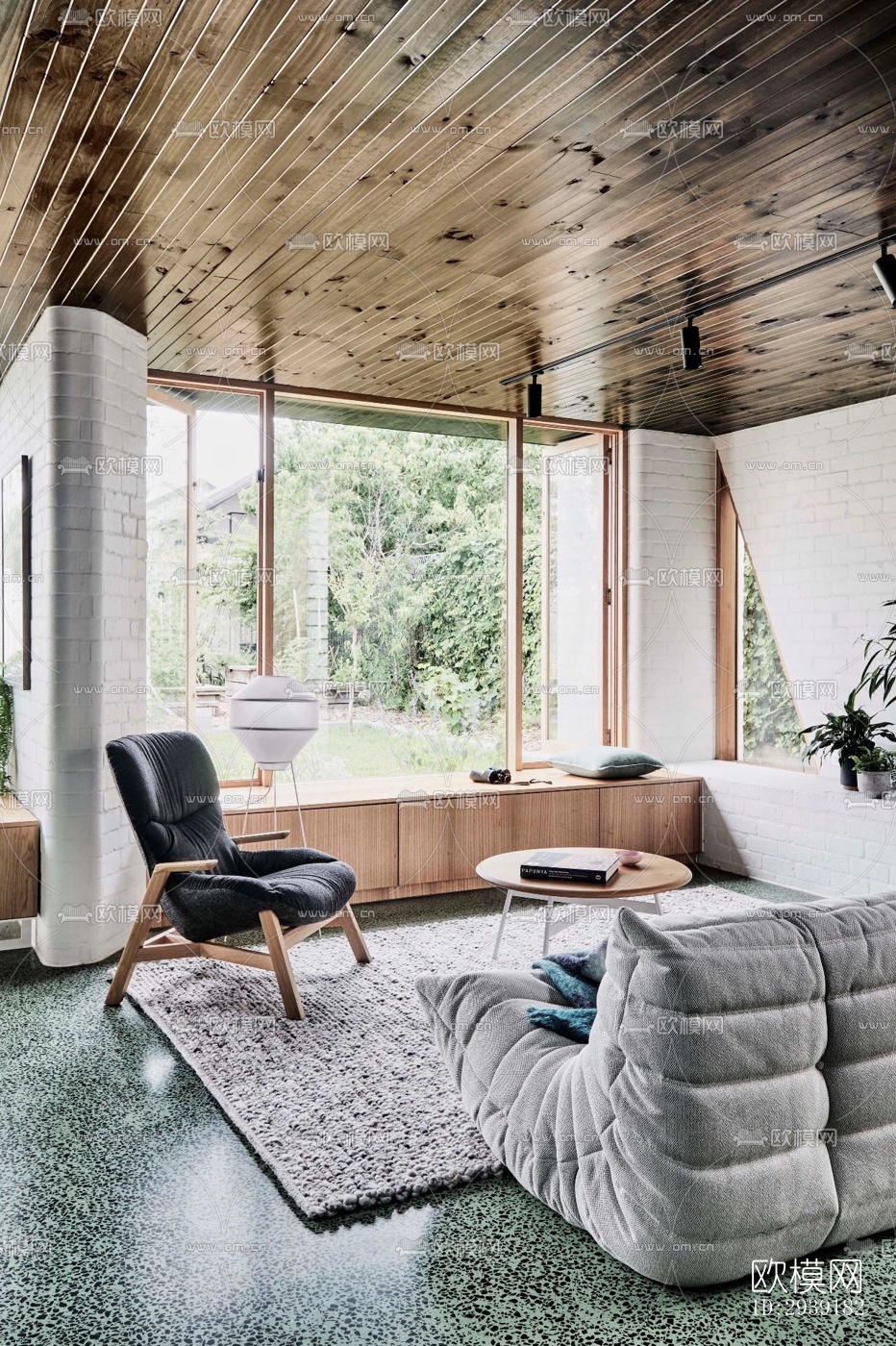 北欧酒店民宿效果图下载（渲染图4）