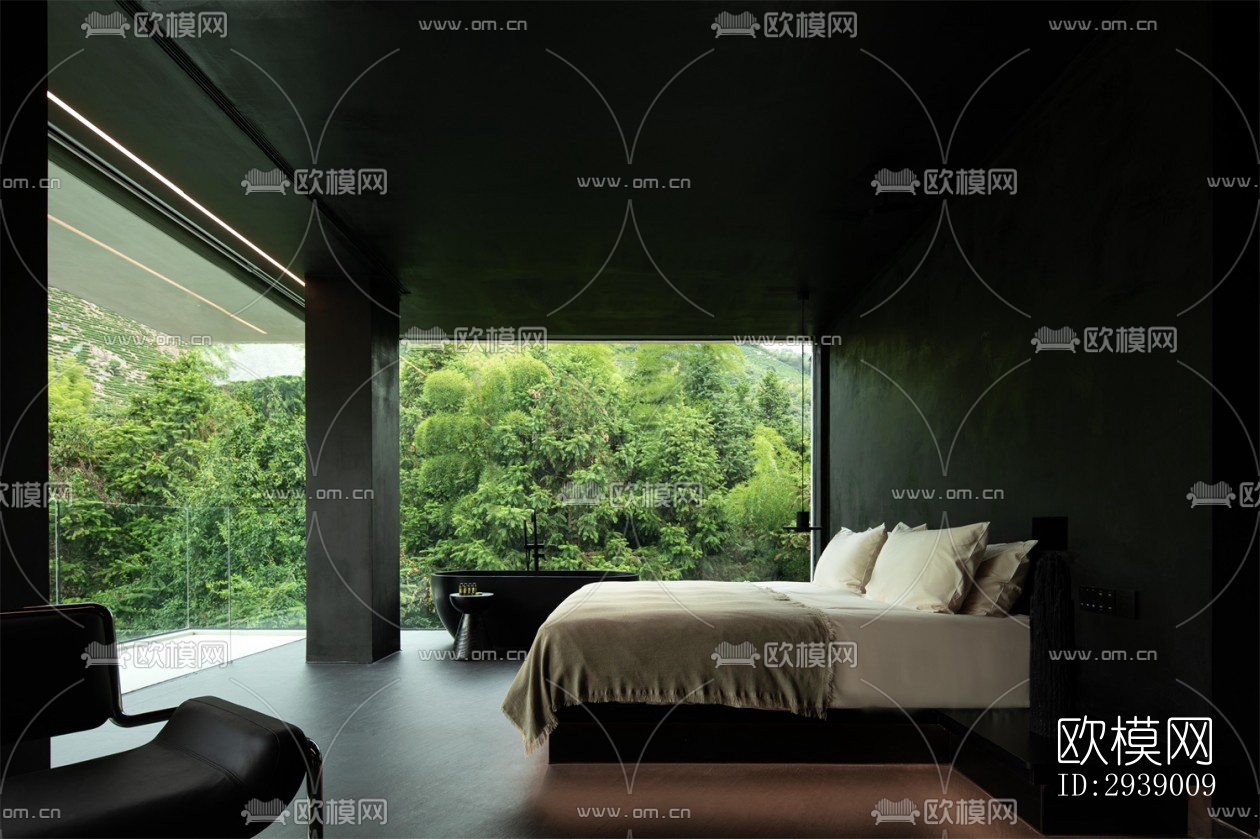 侘寂酒店民宿效果图下载（渲染图1）