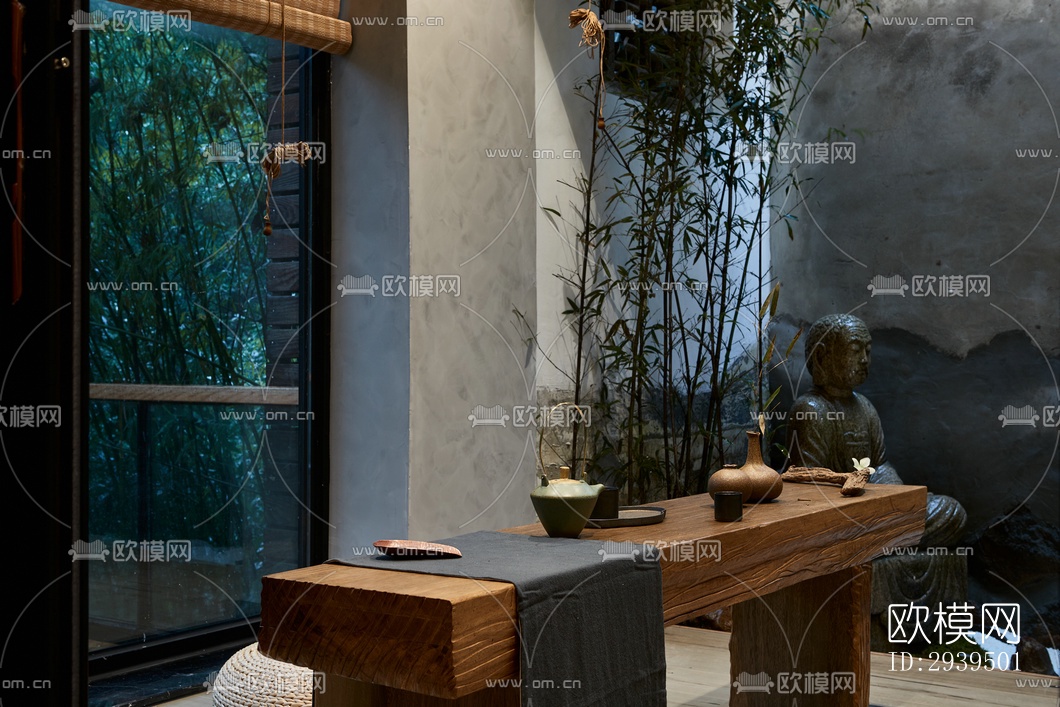 现代酒店民宿效果图下载（渲染图16）