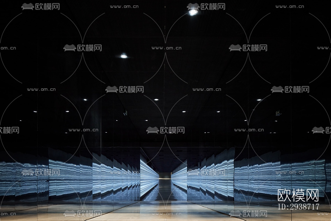 现代展览展厅效果图下载（渲染图15）
