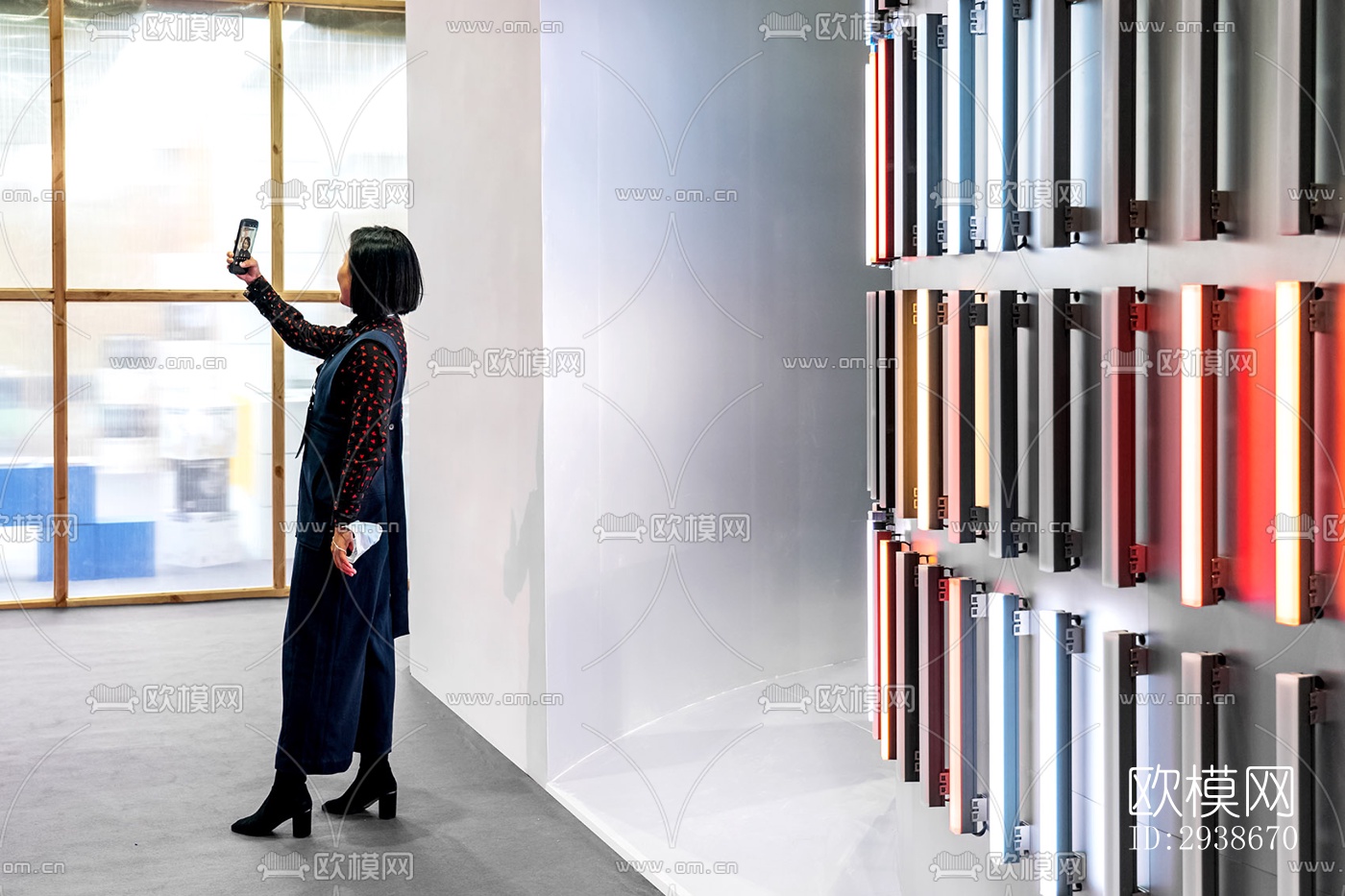 现代展览展厅效果图下载（渲染图14）