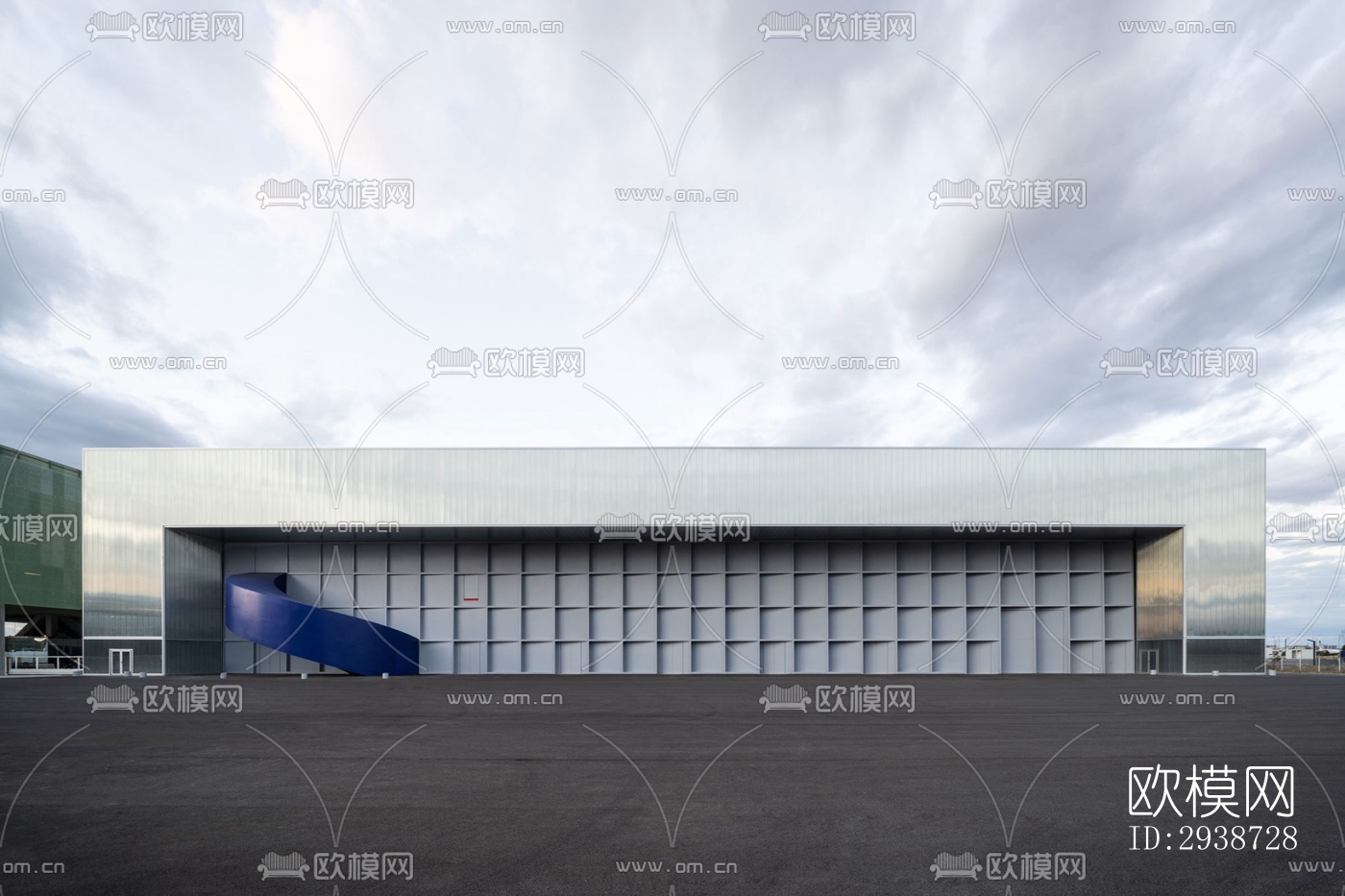 现代展览展厅效果图下载（渲染图16）