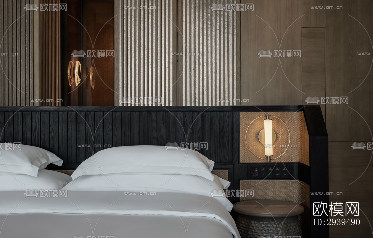 现代酒店民宿效果图下载（渲染图15）