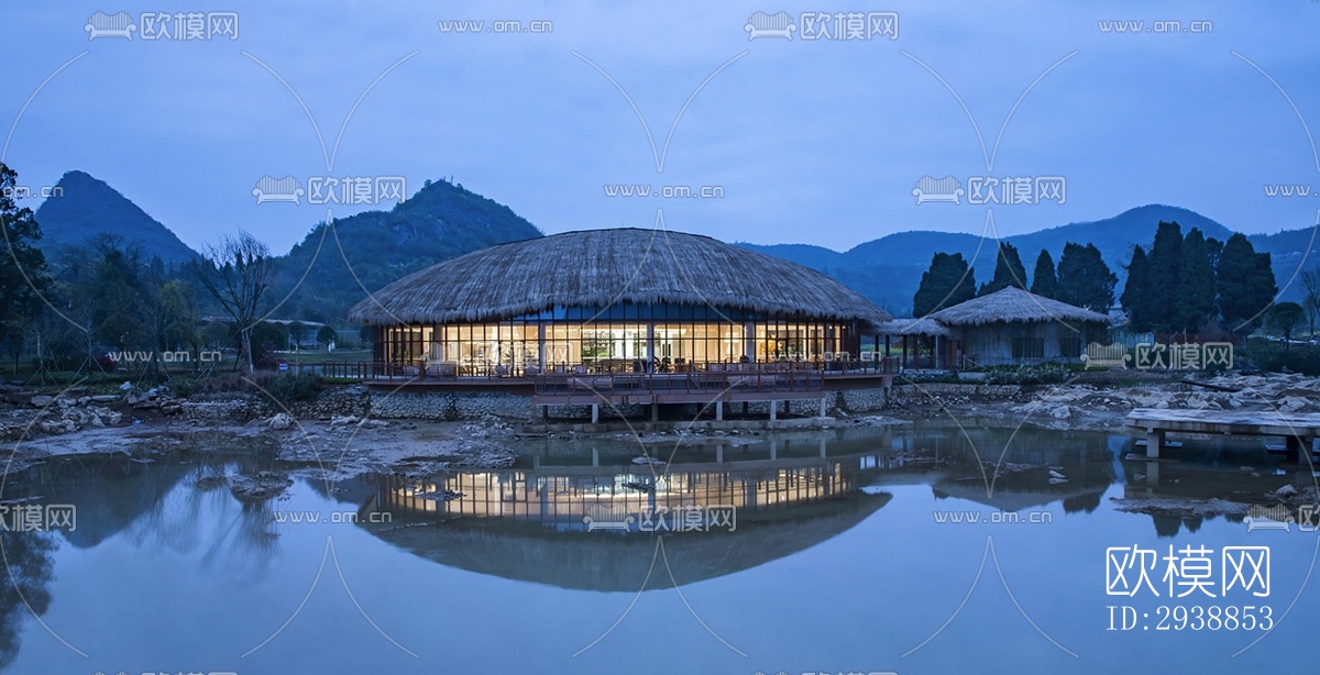 东南亚酒店民宿效果图下载（渲染图11）