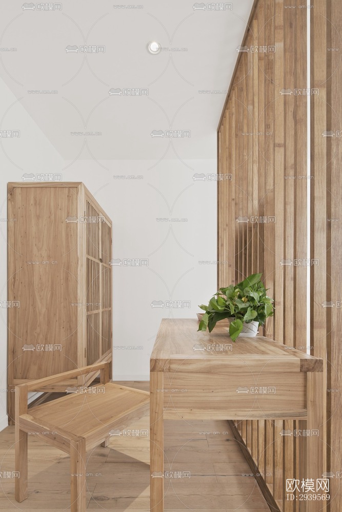 现代酒店民宿效果图下载（渲染图2）