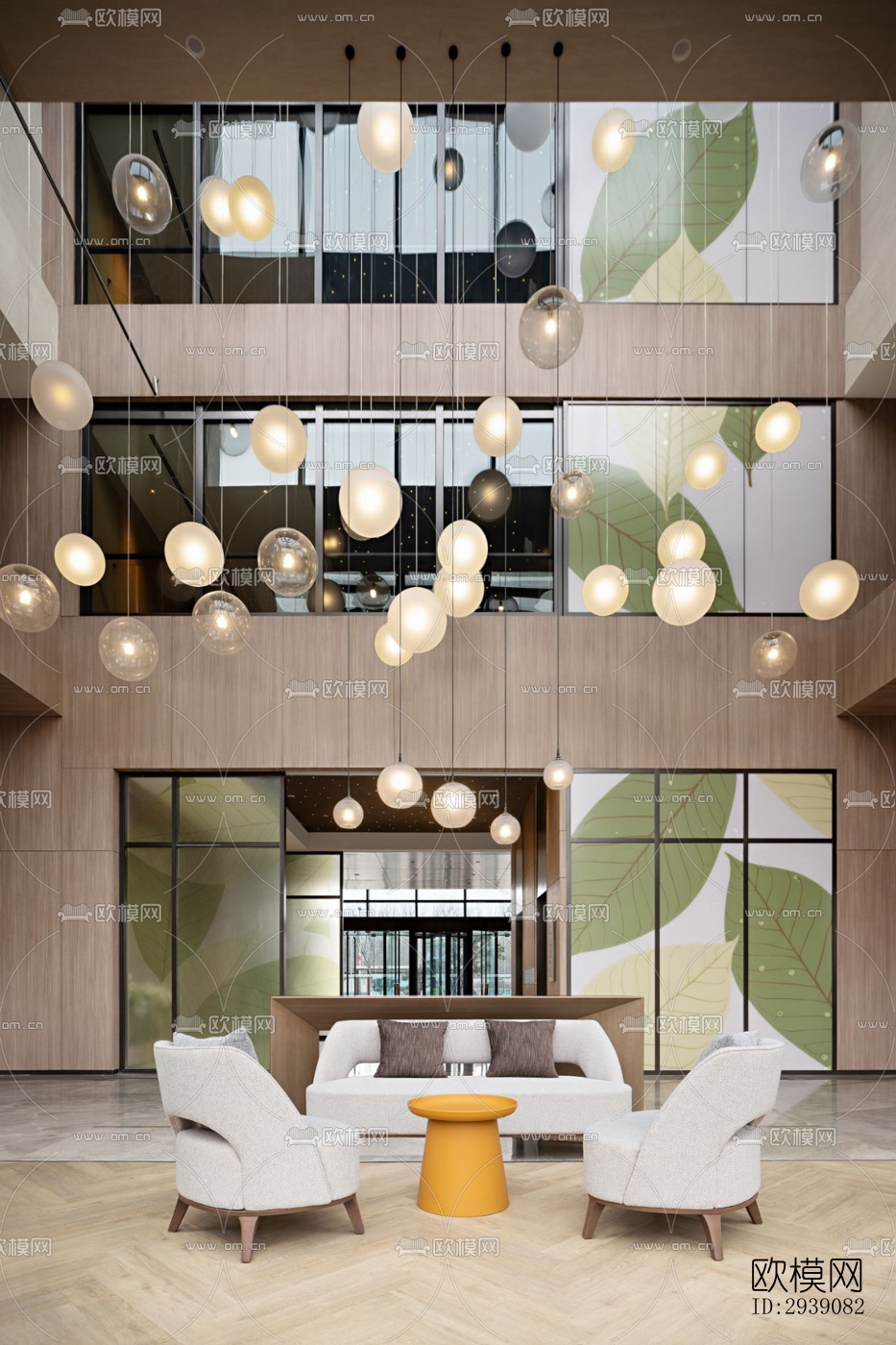 北欧酒店民宿效果图下载（渲染图4）