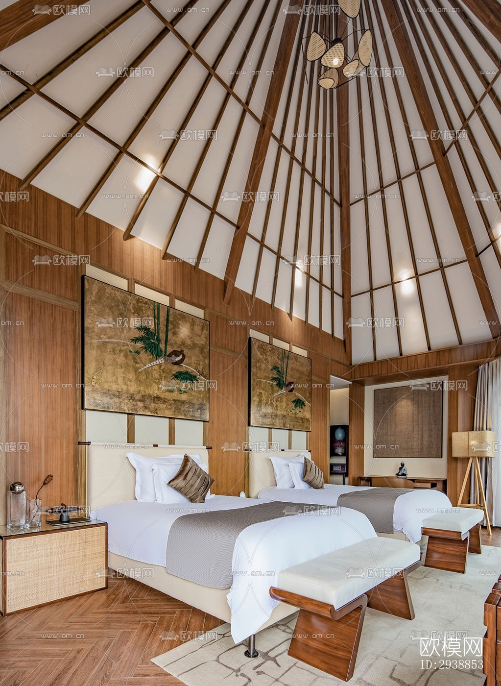 东南亚酒店民宿效果图下载（渲染图13）