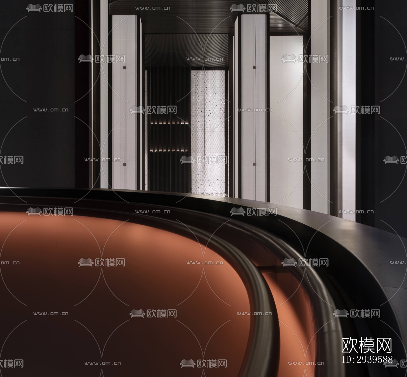 现代酒店民宿效果图下载（渲染图19）