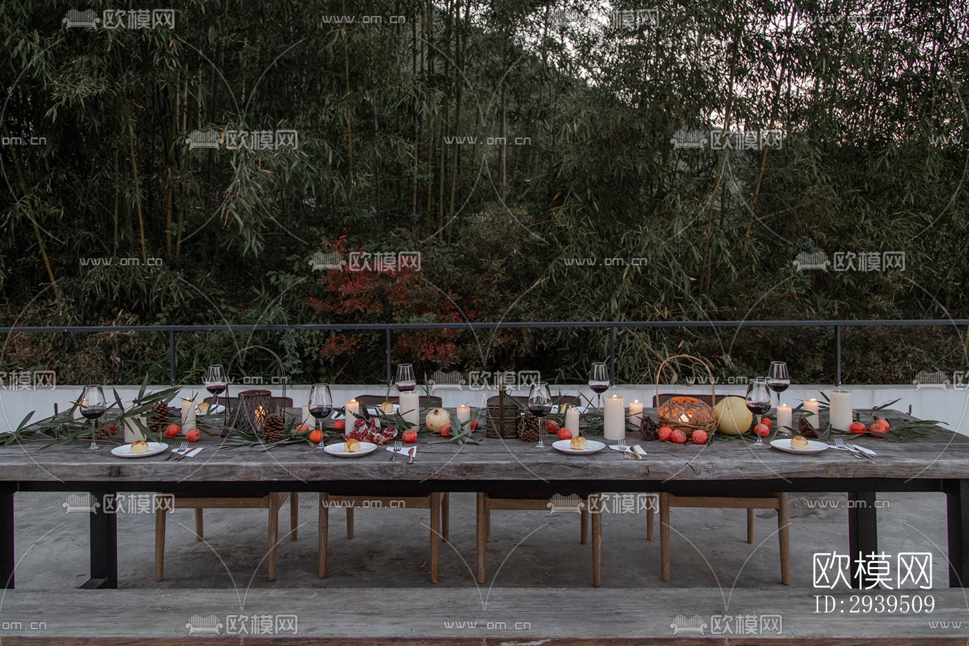 现代酒店民宿效果图下载（渲染图6）