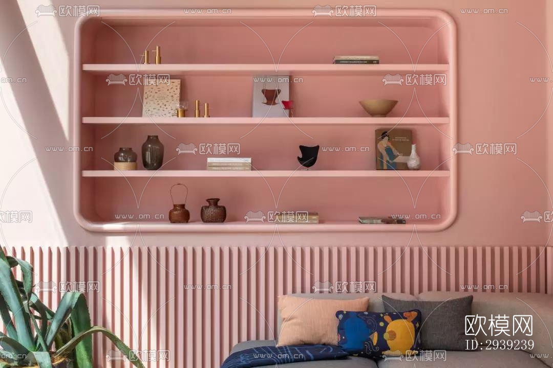 后现代酒店民宿效果图下载（渲染图12）