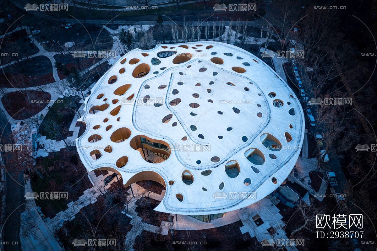 现代展览展厅效果图下载（渲染图4）