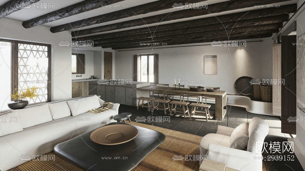 北欧酒店民宿效果图下载（渲染图17）