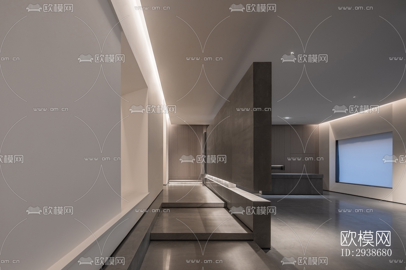 现代展览展厅效果图下载（渲染图18）