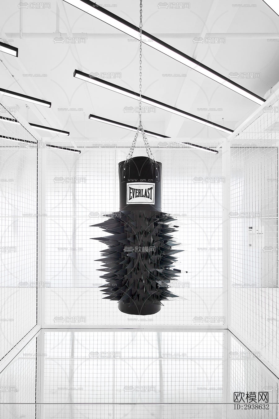 现代展览展厅效果图下载（渲染图7）