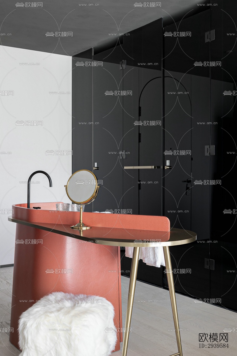 现代酒店民宿效果图下载（渲染图6）