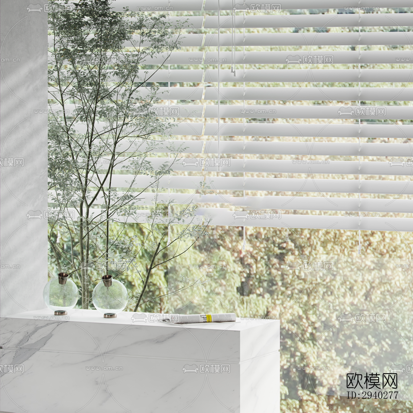 现代平层效果图下载（渲染图11）