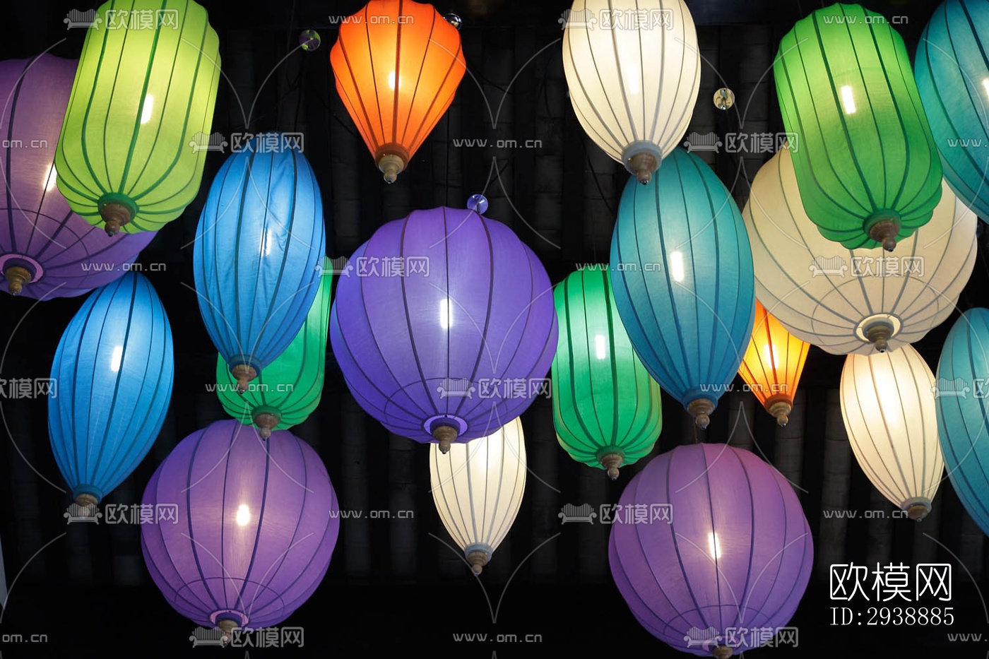 中式酒店民宿效果图下载（渲染图8）