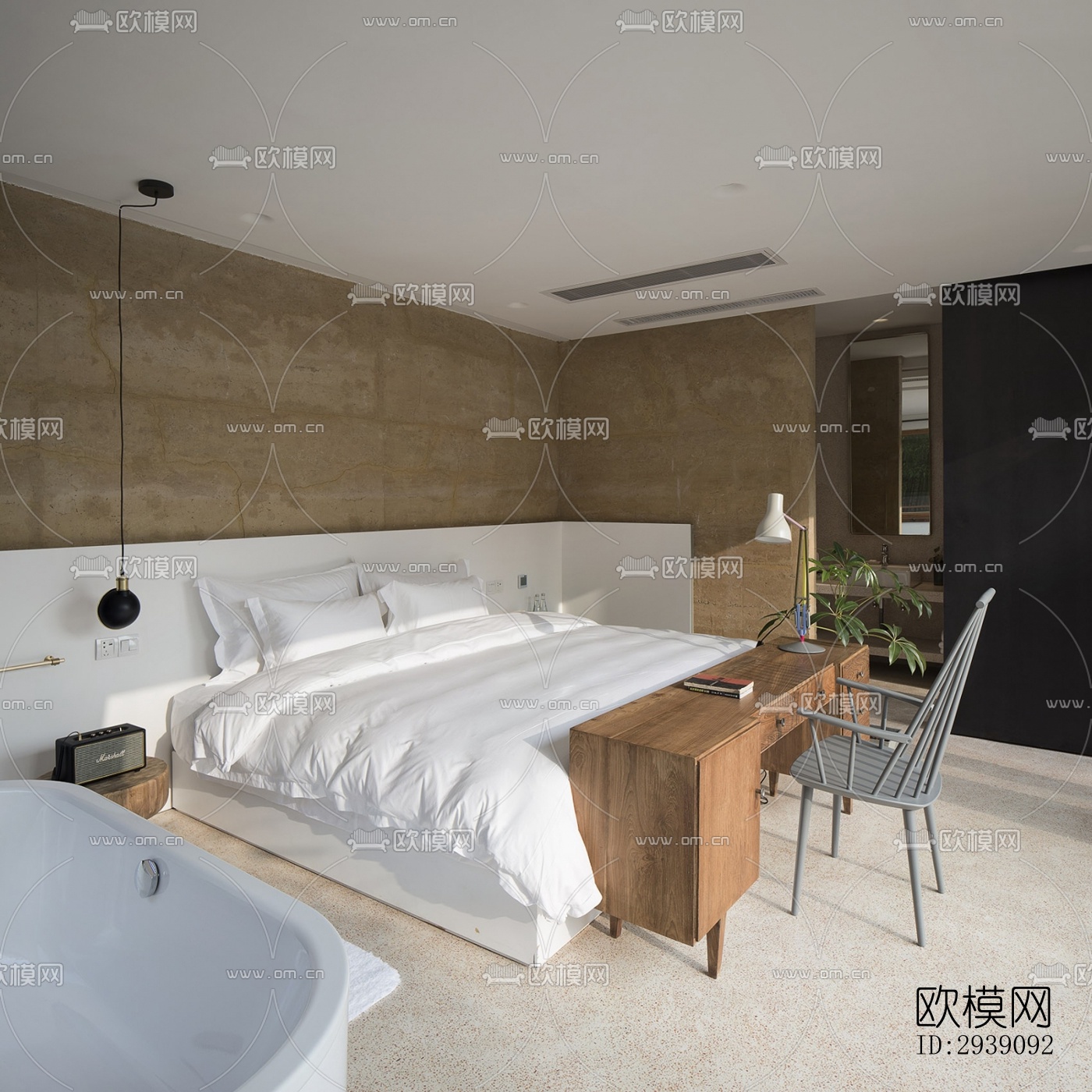 北欧酒店民宿效果图下载（渲染图17）