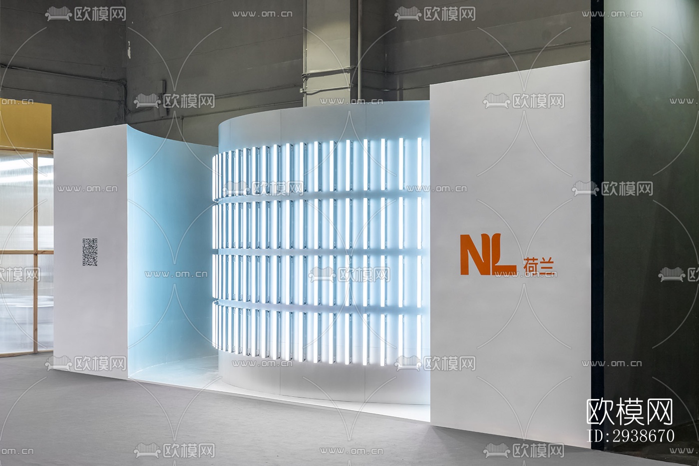 现代展览展厅效果图下载（渲染图11）