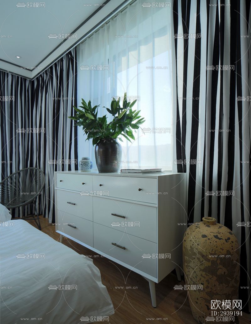 后现代酒店民宿效果图下载（渲染图17）