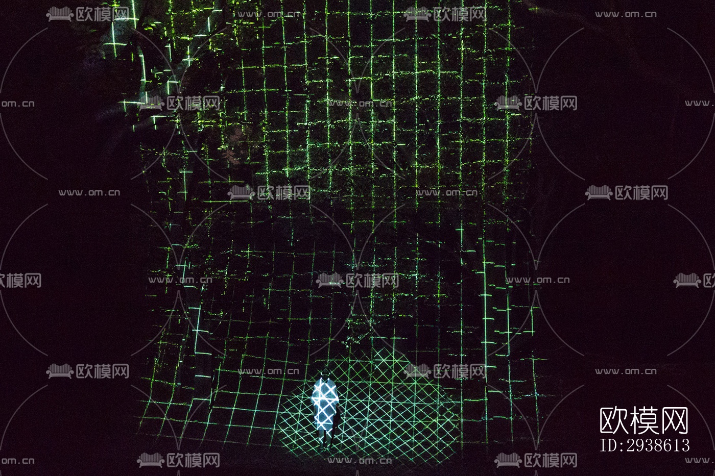 日式展览展厅效果图下载（渲染图17）