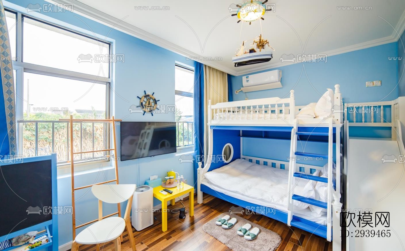 现代酒店民宿效果图下载（渲染图15）