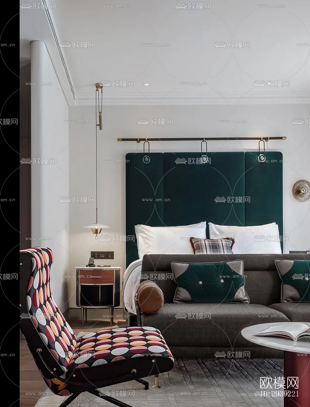 后现代酒店民宿效果图下载（渲染图6）