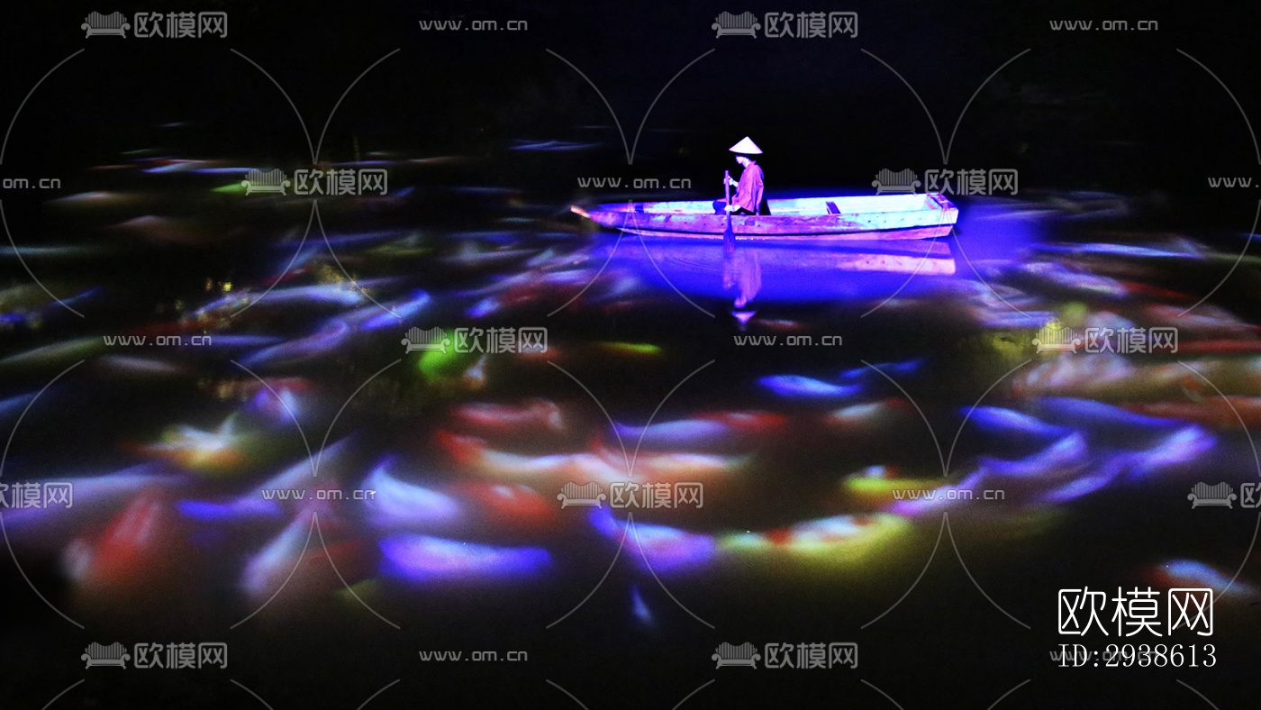 日式展览展厅效果图下载（渲染图5）