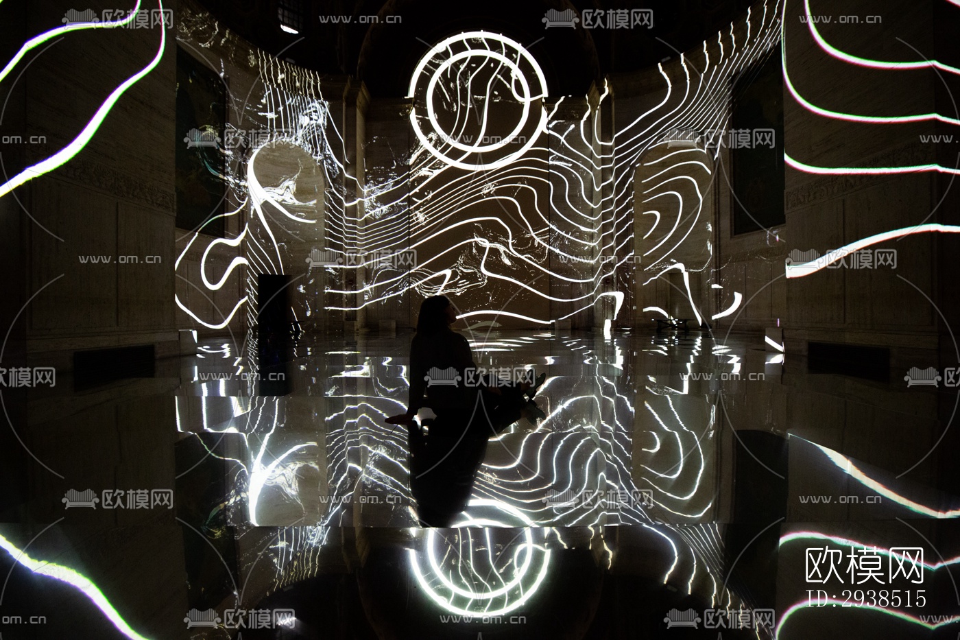 东南亚展览展厅效果图下载（渲染图3）