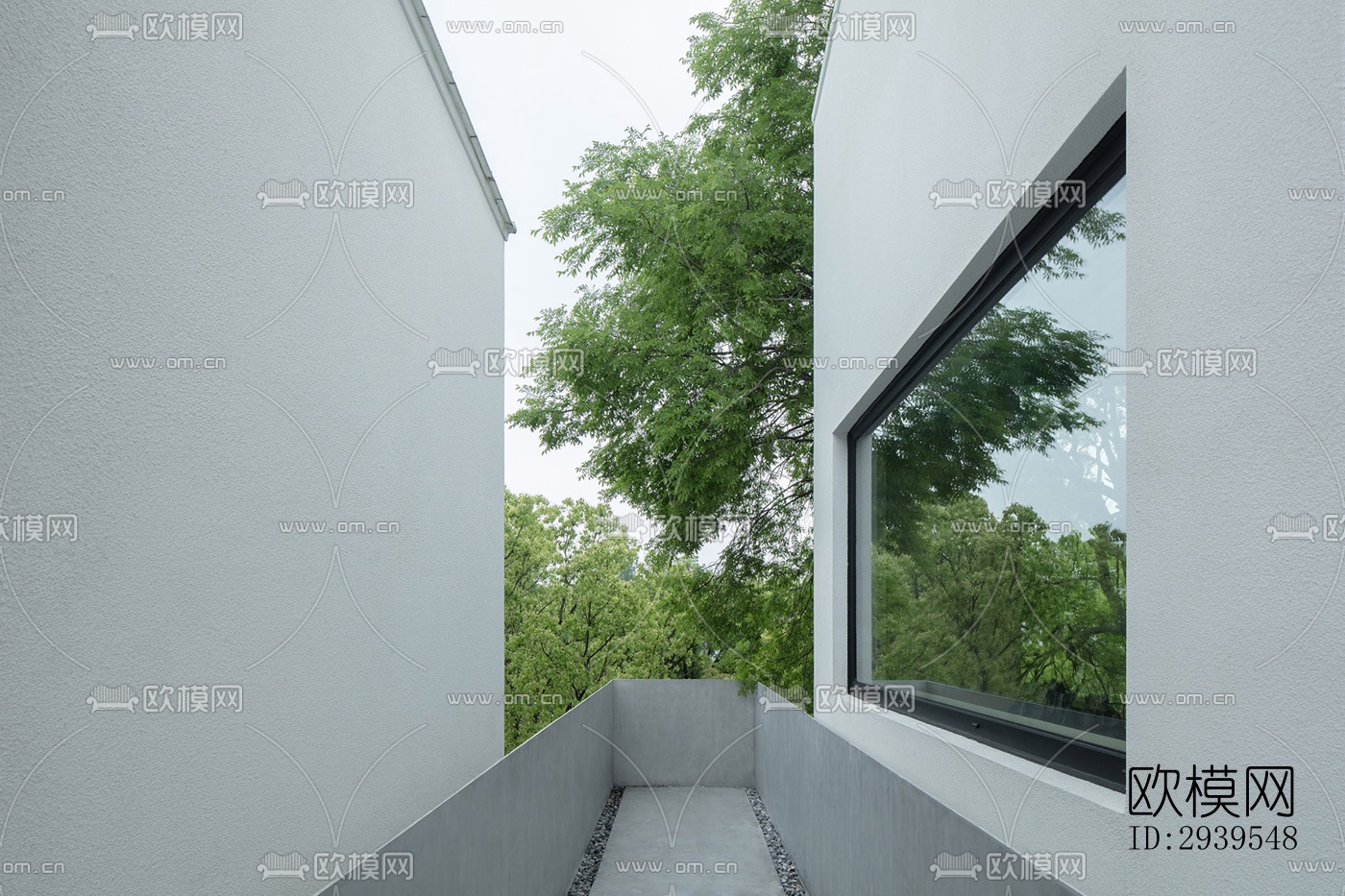 现代酒店民宿效果图下载（渲染图11）