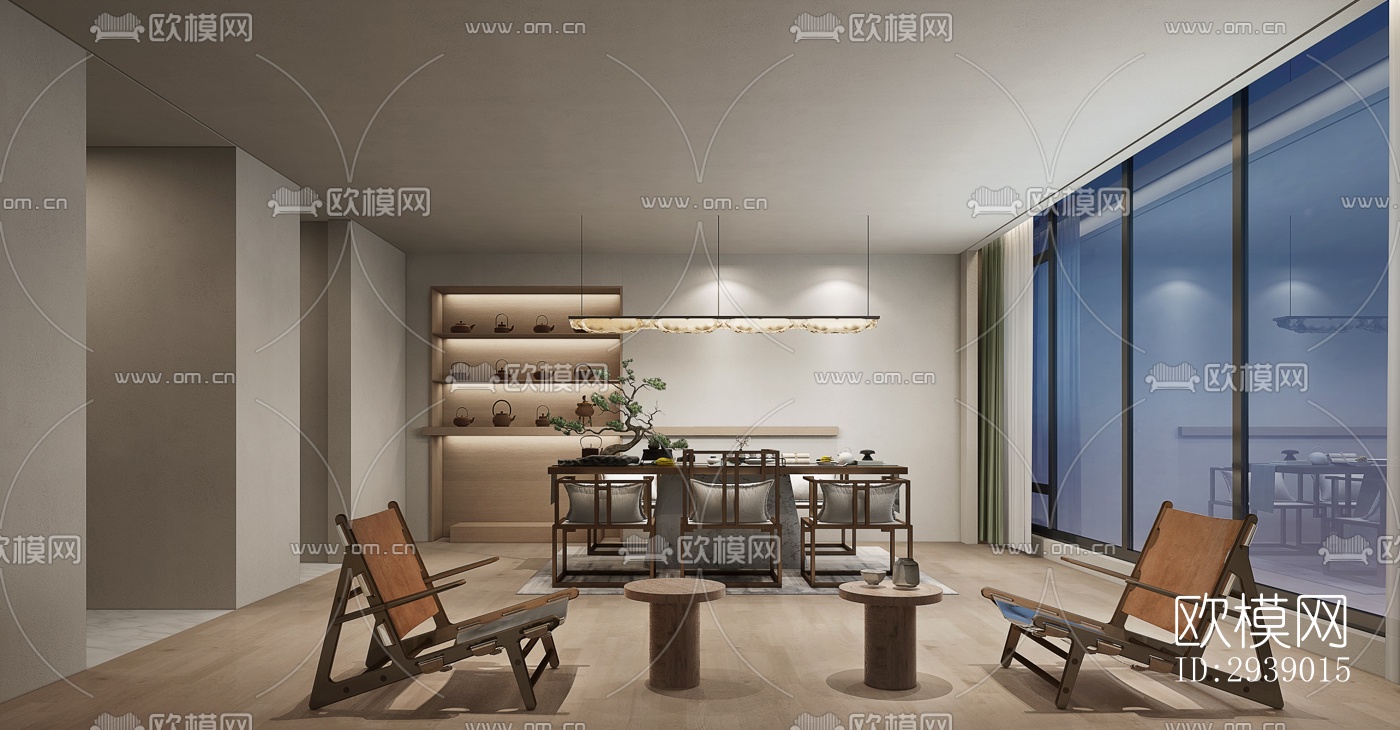 侘寂酒店民宿效果图下载（渲染图3）