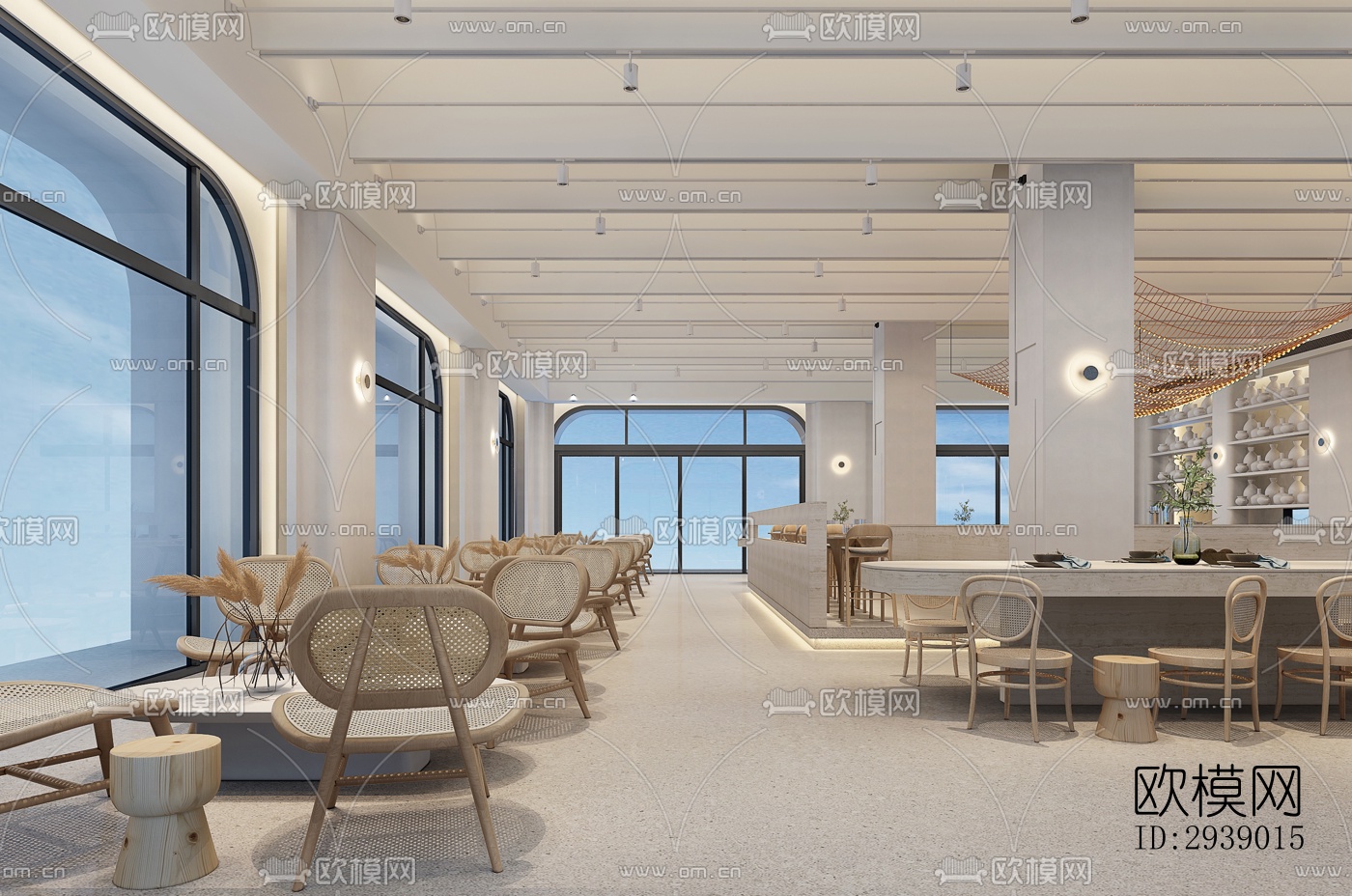 侘寂酒店民宿效果图下载（渲染图9）