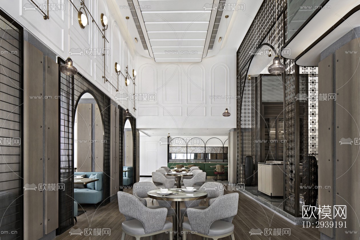 后现代酒店民宿效果图下载（渲染图2）