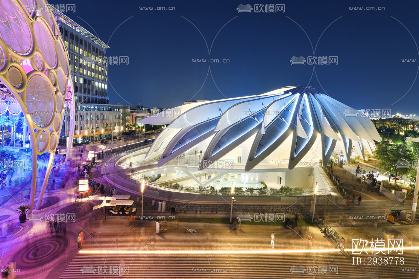 现代展览展厅效果图下载（渲染图9）