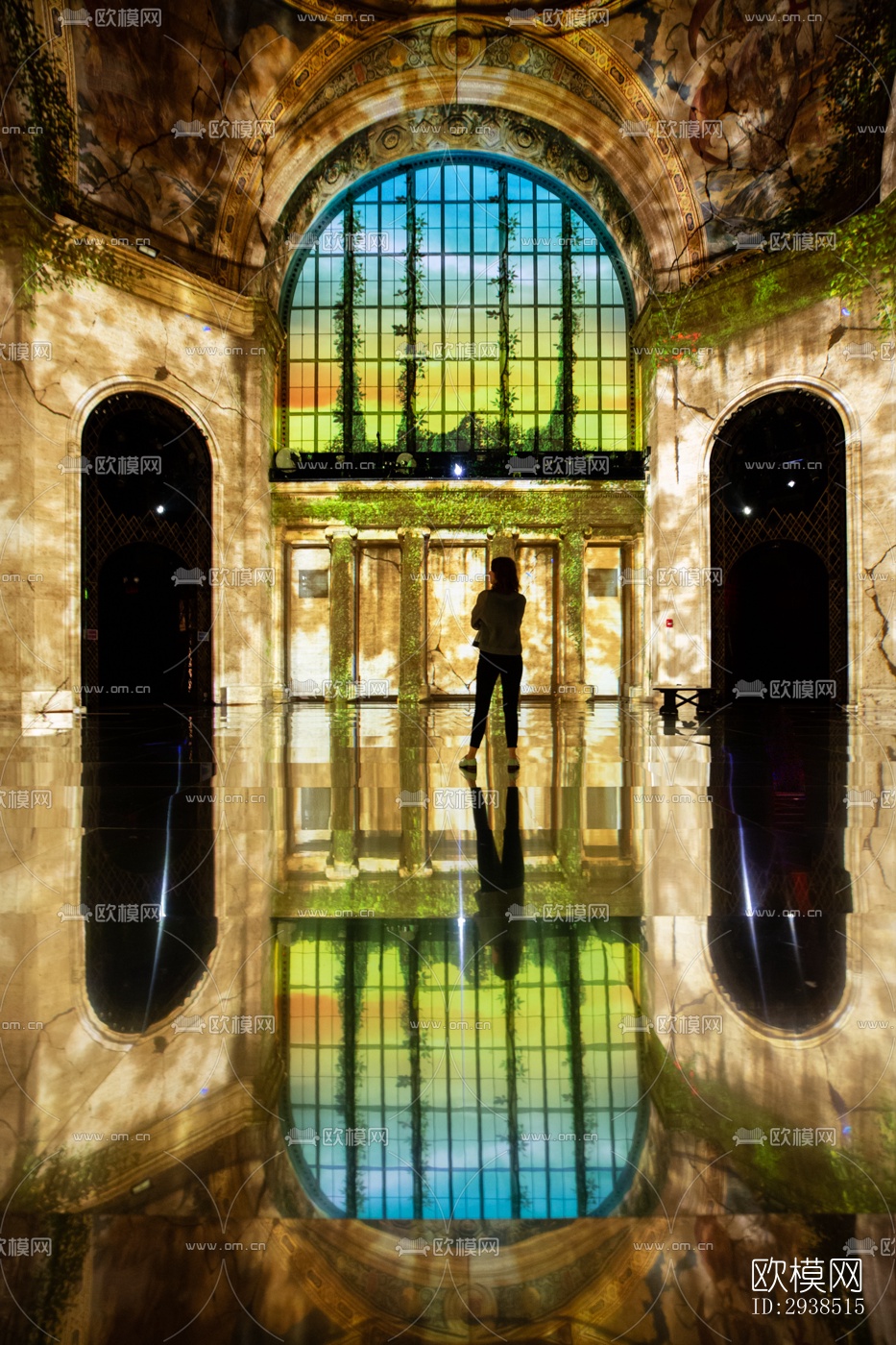 东南亚展览展厅效果图下载（渲染图4）