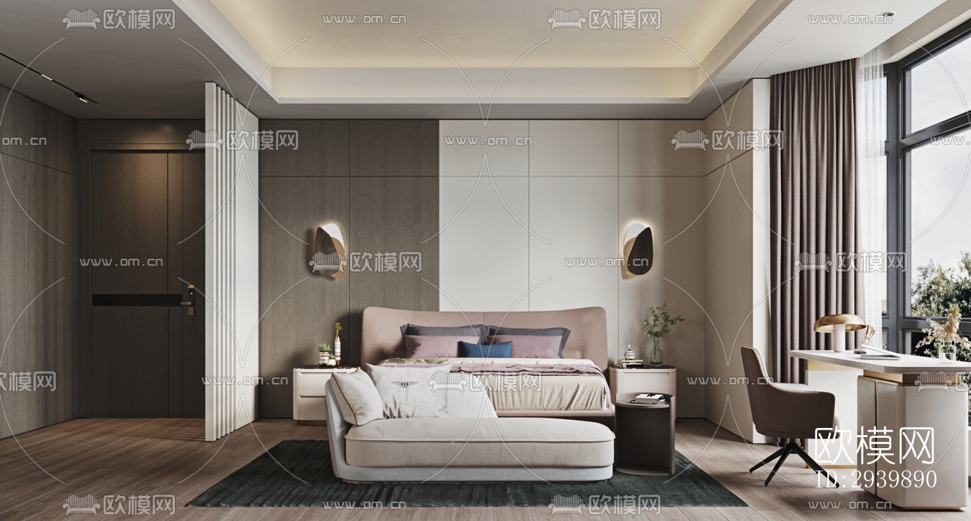 现代别墅效果图下载（渲染图1）