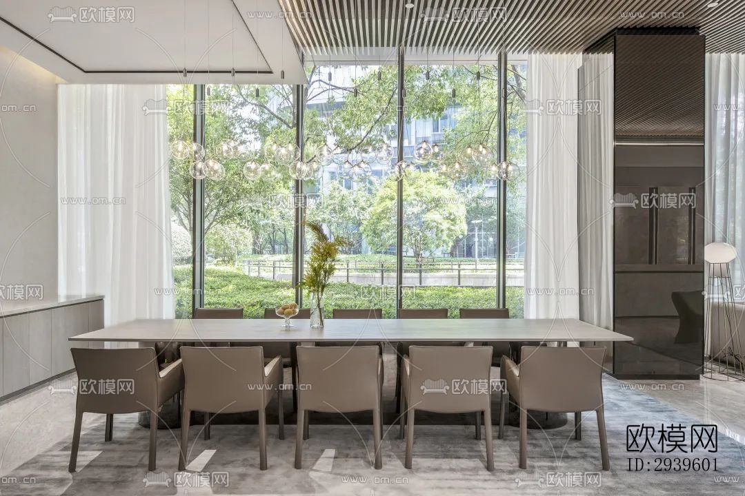 现代酒店民宿效果图下载（渲染图6）