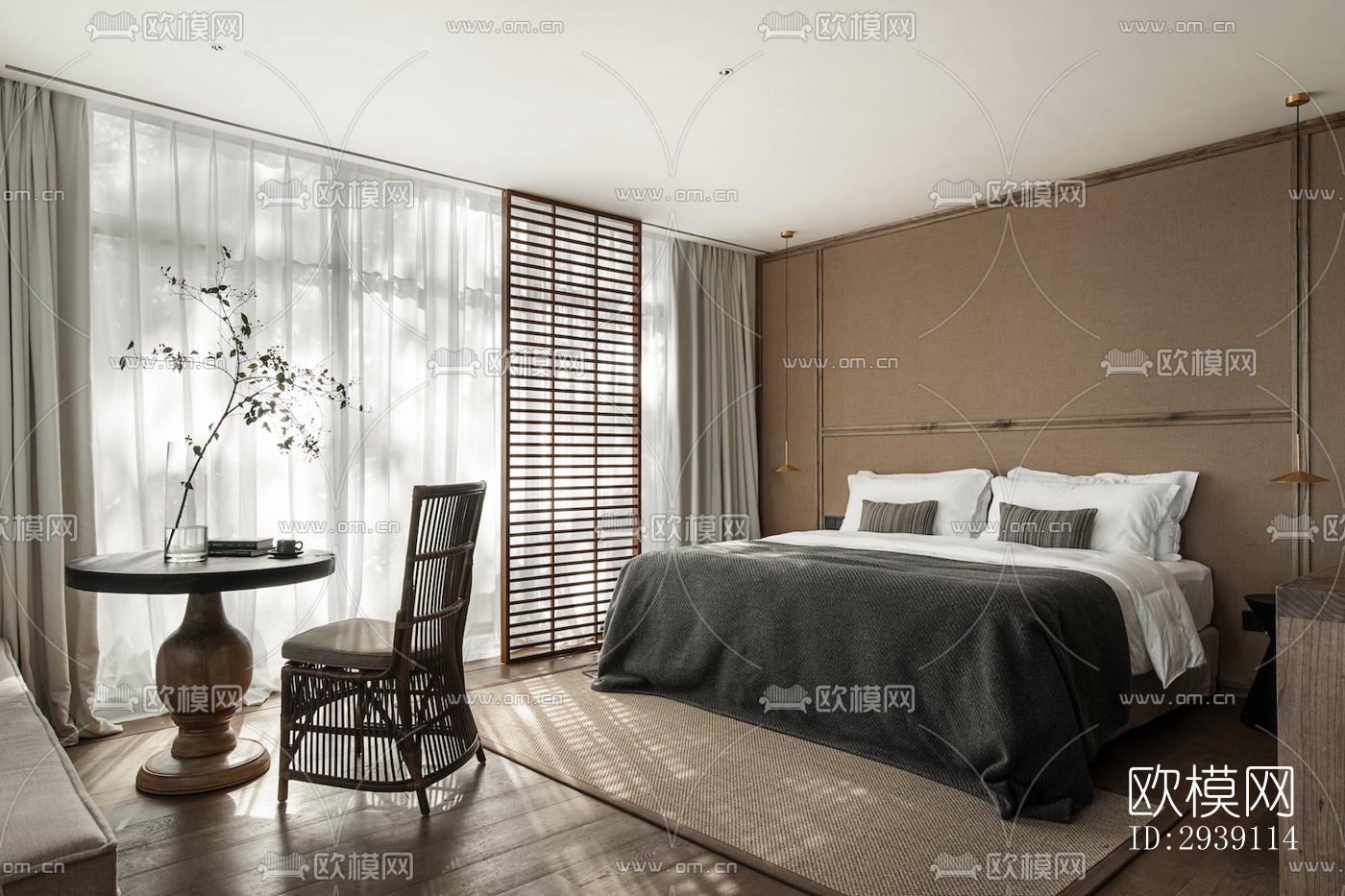 北欧酒店民宿效果图下载（渲染图18）