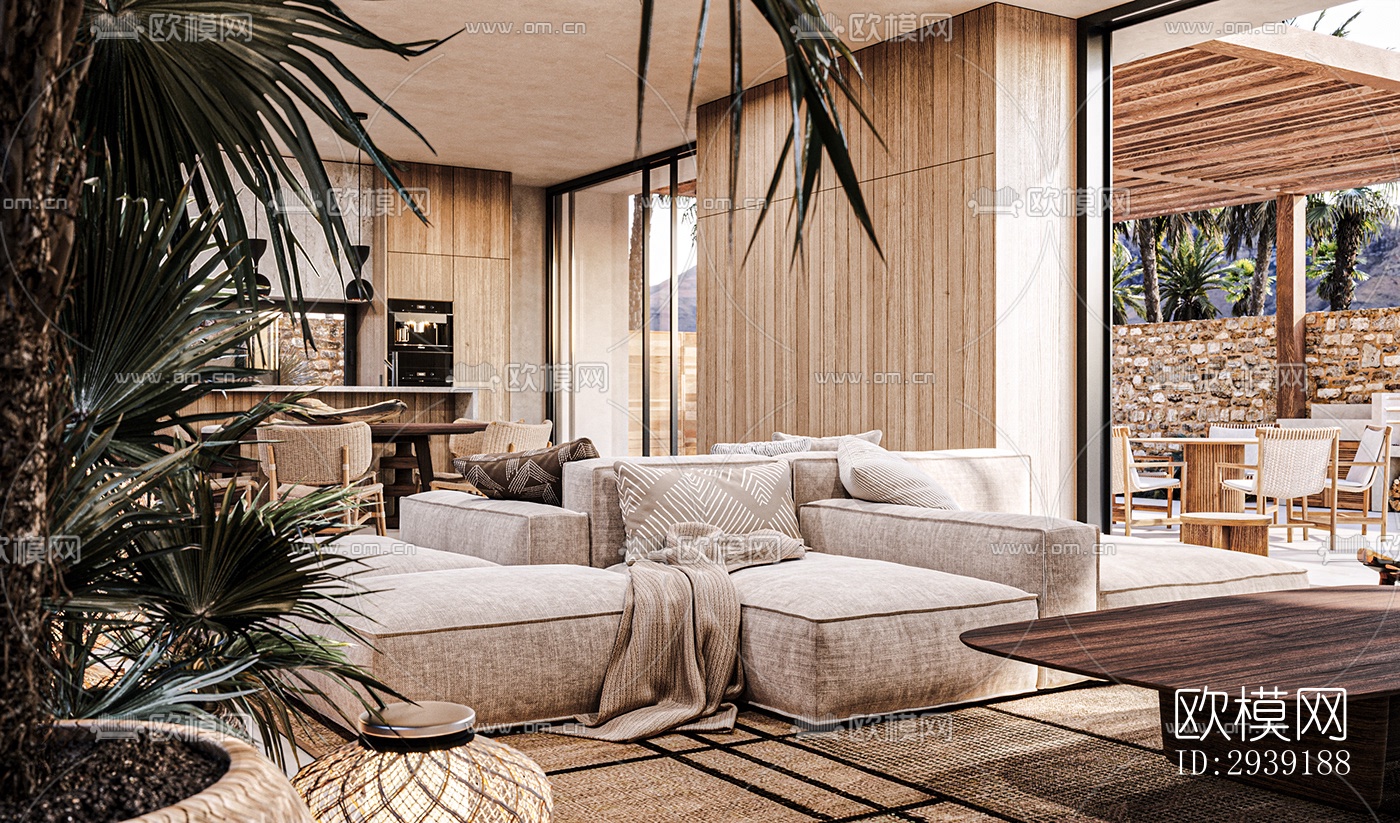 北欧酒店民宿效果图下载（渲染图2）