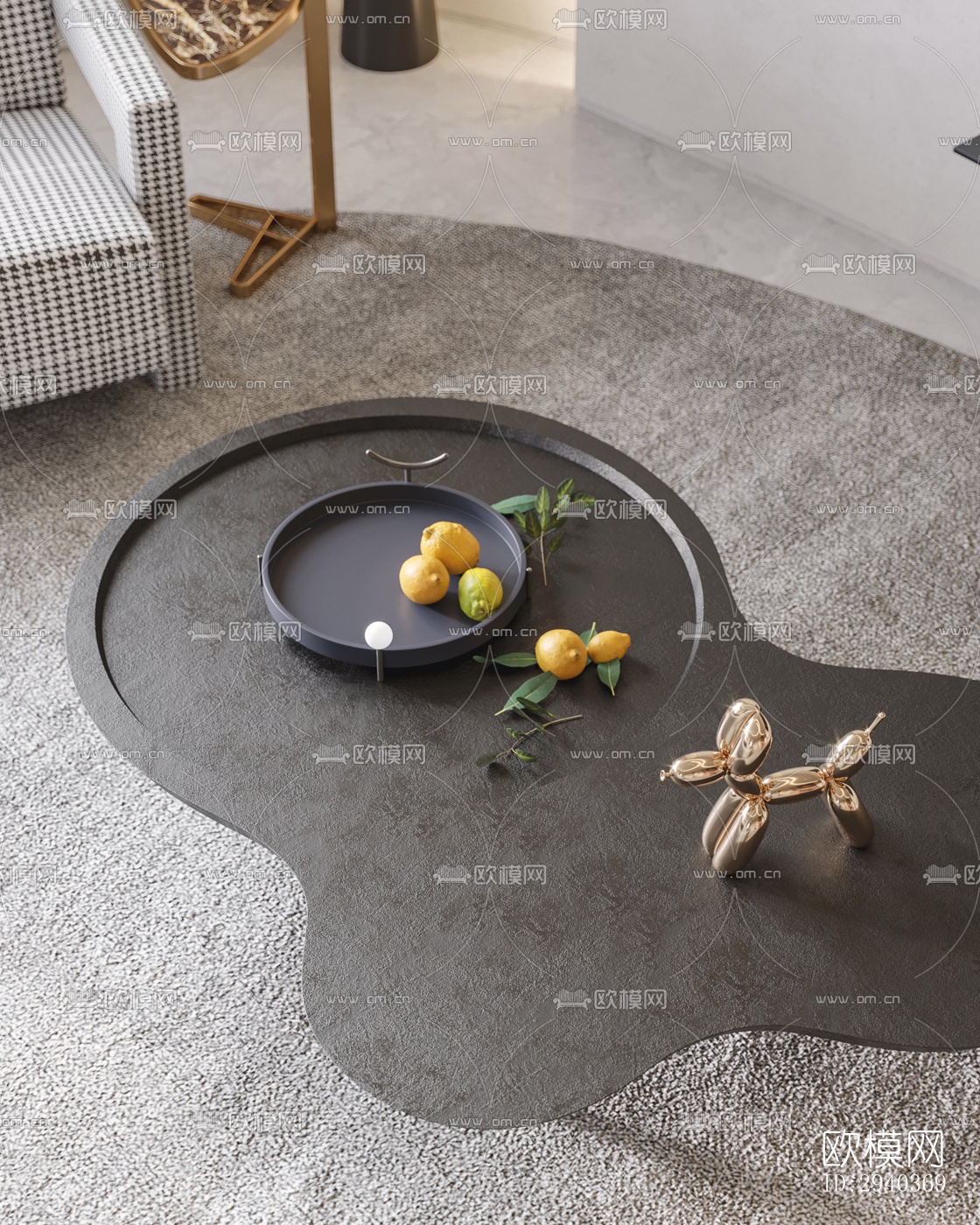 现代平层效果图下载（渲染图4）