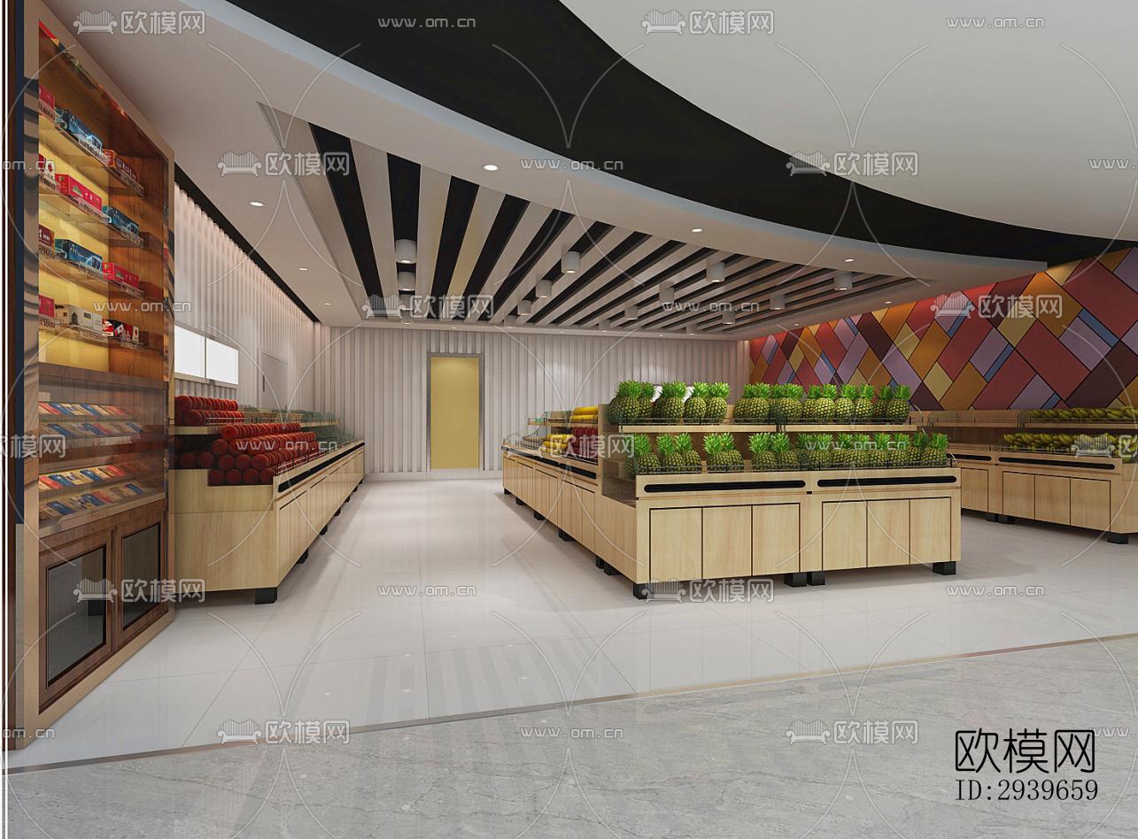 现代零售店铺效果图下载（渲染图10）