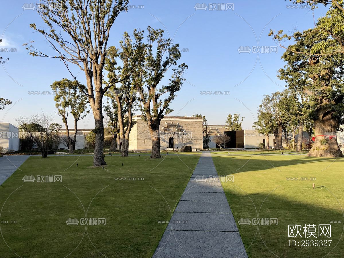 新中式酒店民宿效果图下载（渲染图12）