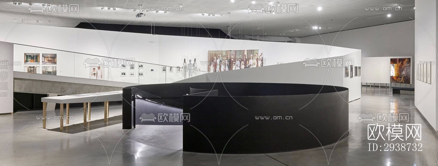 现代展览展厅效果图下载（渲染图20）