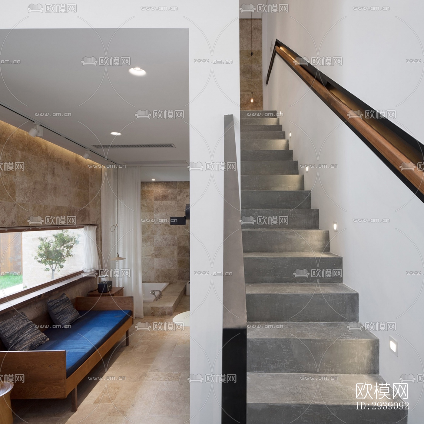 北欧酒店民宿效果图下载（渲染图5）