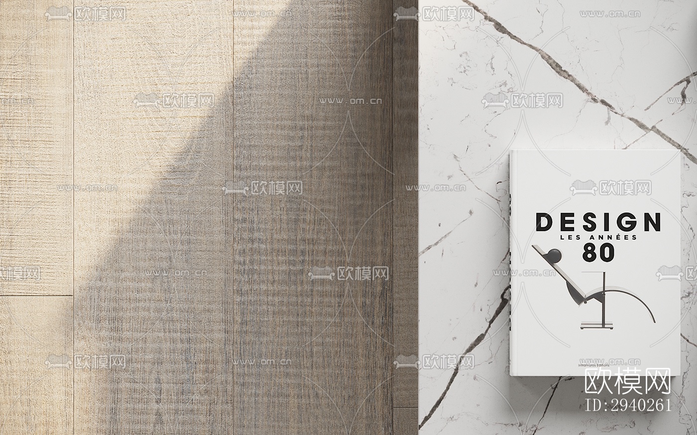 现代平层效果图下载（渲染图3）