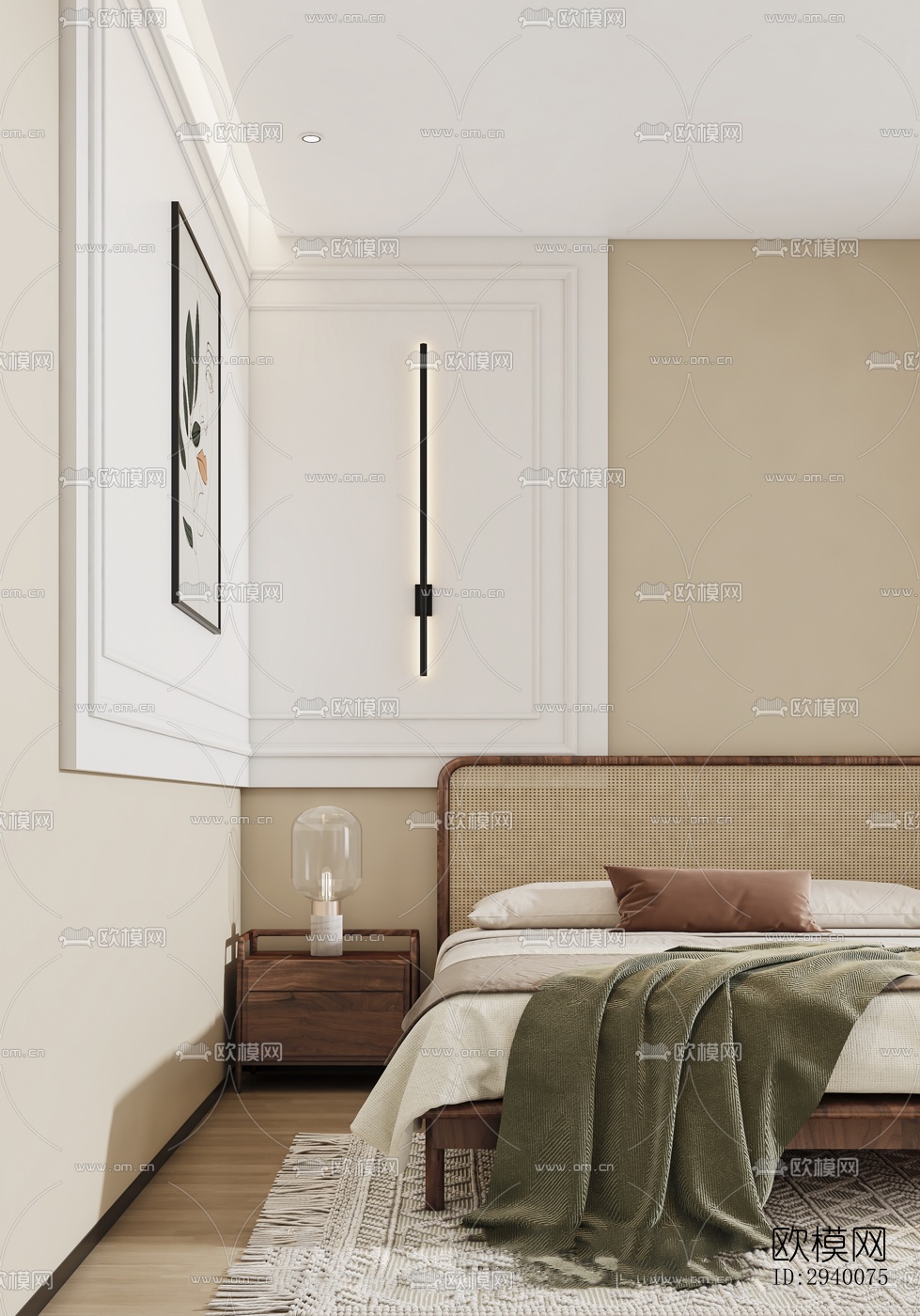 北欧平层效果图下载（渲染图4）