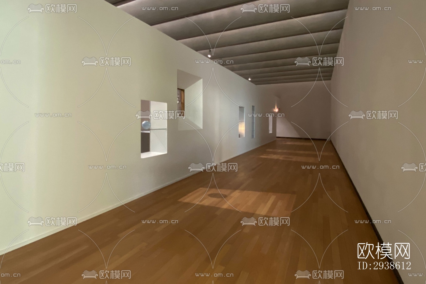 日式展览展厅效果图下载（渲染图10）