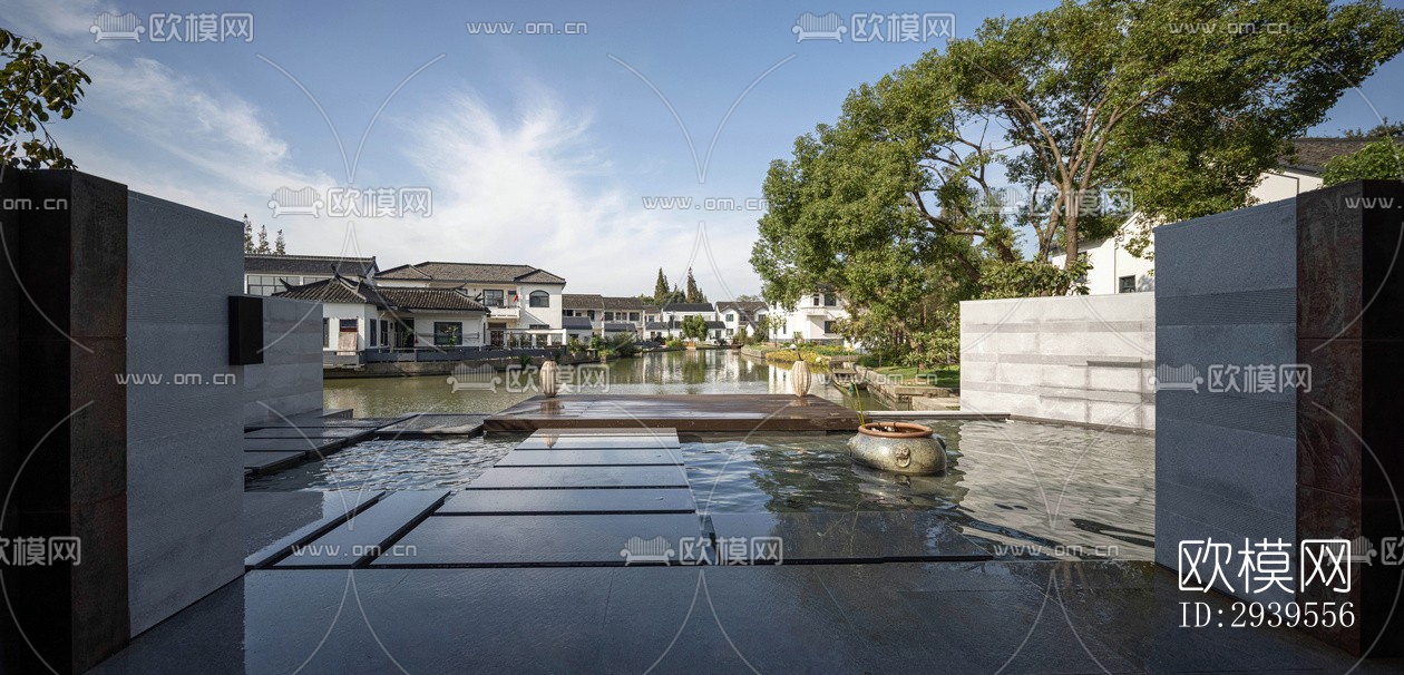 现代酒店民宿效果图下载（渲染图20）